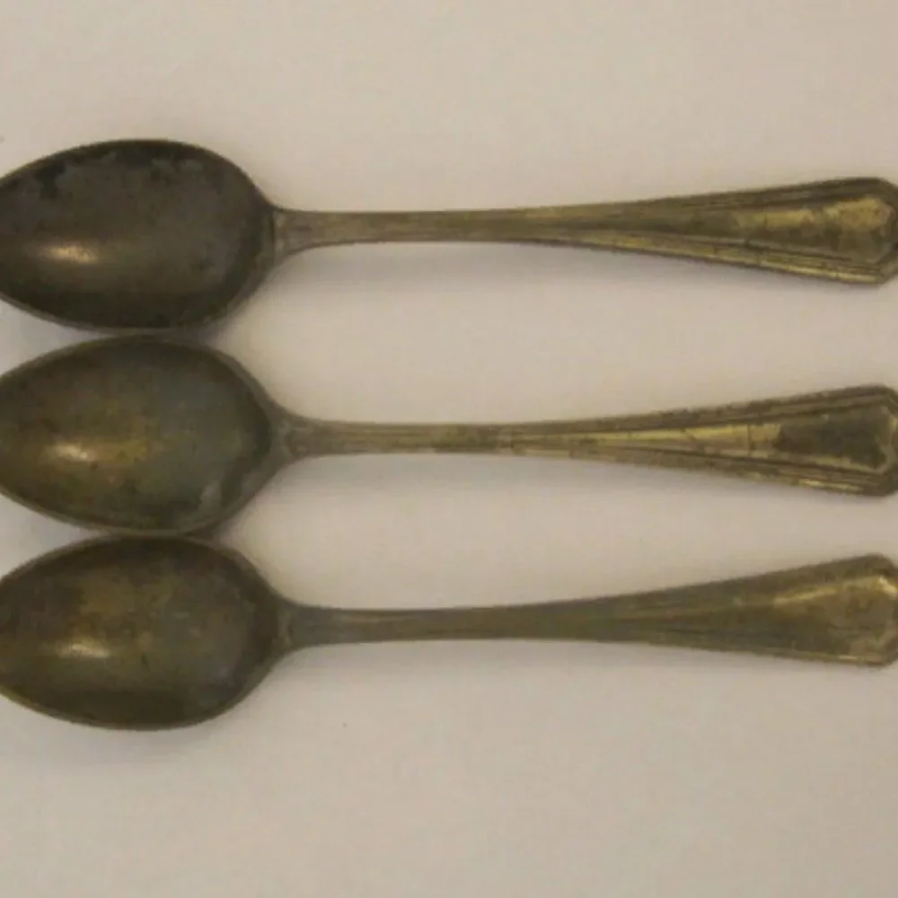 Vintage Silverplate Flatware EP NS Tee Spoon 4.5
